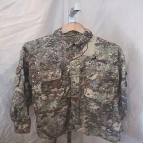 Shirt Winter King's Outdoor World Camo Leaves Deer Hunt Men's Medium M Warm @ 