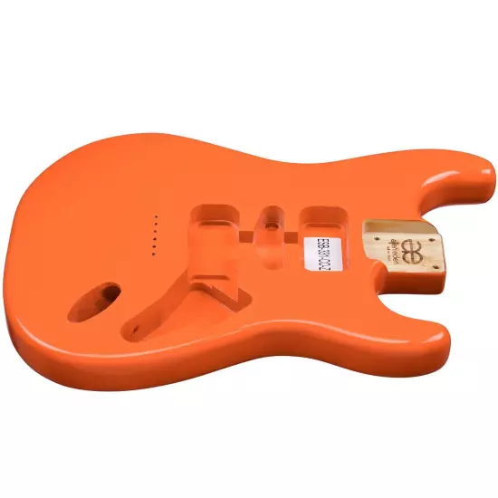 AE Guitars® S-Style Paulownia Replacement Guitar Body Capri Orange