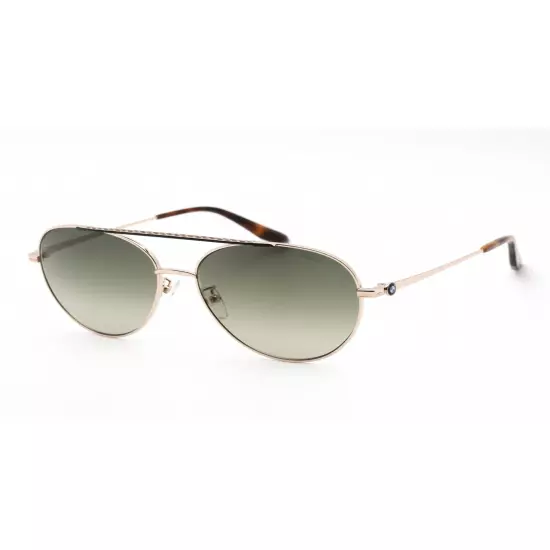 BMW BW0006 Sunglasses shiny rose gold / gradient green