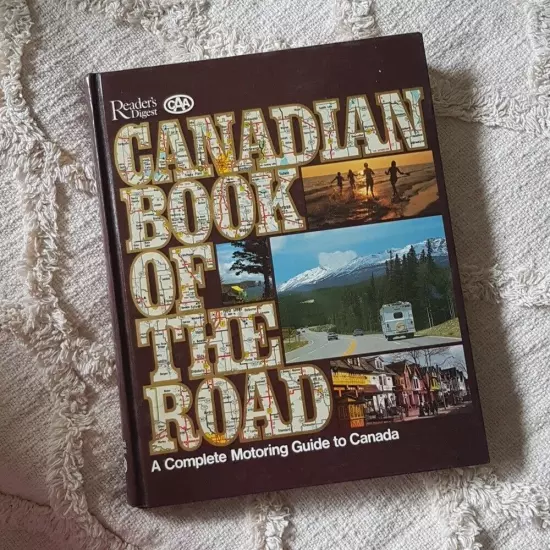 1980 Vintage Book Canadian Book of the Road (travel book)