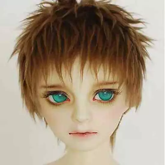 Handmade Toy 1/12 1/8 1/6 1/3 1/4 Doll Wig BJD/SD Doll Props Short Hair 1 Pcs