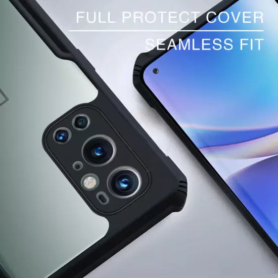 For OnePlus 9 Pro Nord 8T 8 7T Pro Case Shockproof Clear Acrylic Bumper Cover