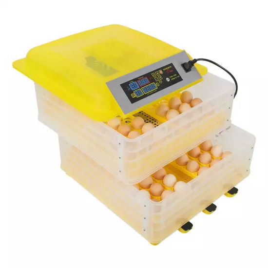 96-Egg Practical Fully Automatic Poultry Incubator 