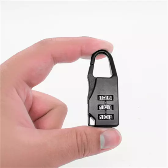 Mini Password Lock Travel Luggage Accessories Backpack Digit Padlock Metal 