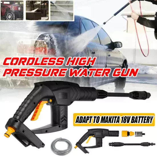 Battery pressure washer mobile pressure cleaner spray gun for Makita 18v AkkuDE