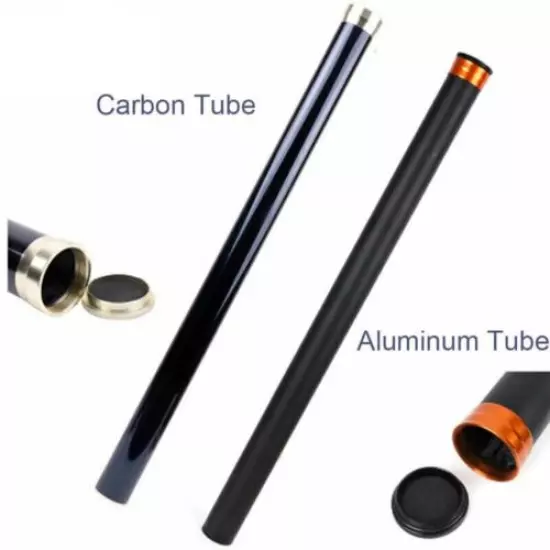  Fly Fishing Rod Tube Cordura/Carbon/Aluminum Rod Case For 9FT/10FT 4Sec Rods