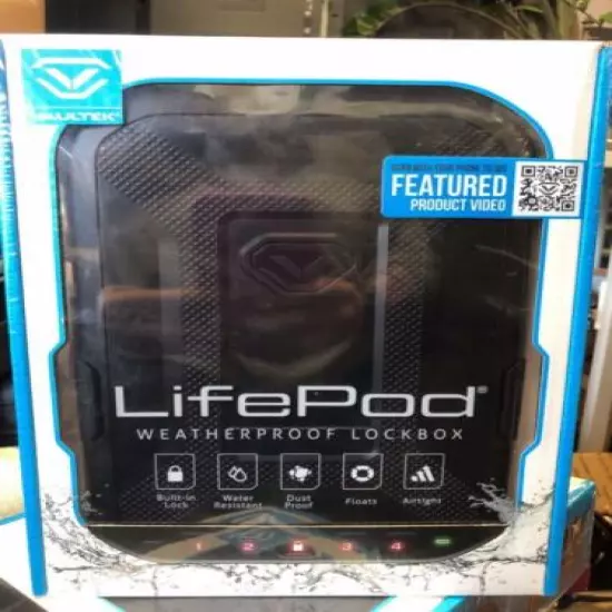 Vaultek LifePod Weatherproof Lockbox new sealed