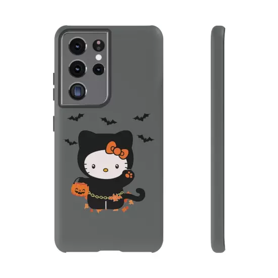 HALLOWEEN HELLO KITTY Phone Case, iPhone and Samsung Glossy Tough Phone Cases