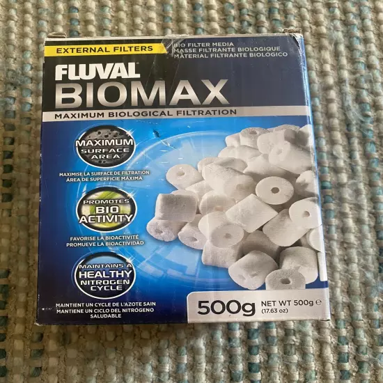 FLUVAL BIOMAX BIO-FILTER MEDIA WATER AQUARIUM for EXTERNAL FILTERS 500 GM A1456