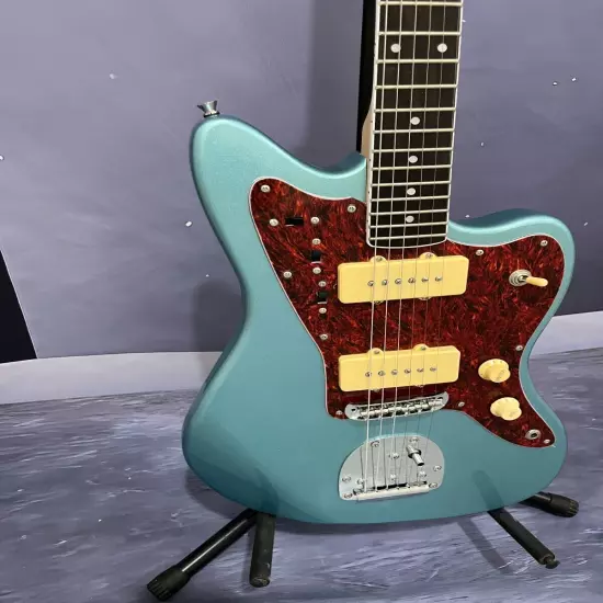 Factory customization electric guitar Jazzmaster Metal Blue color hot sale