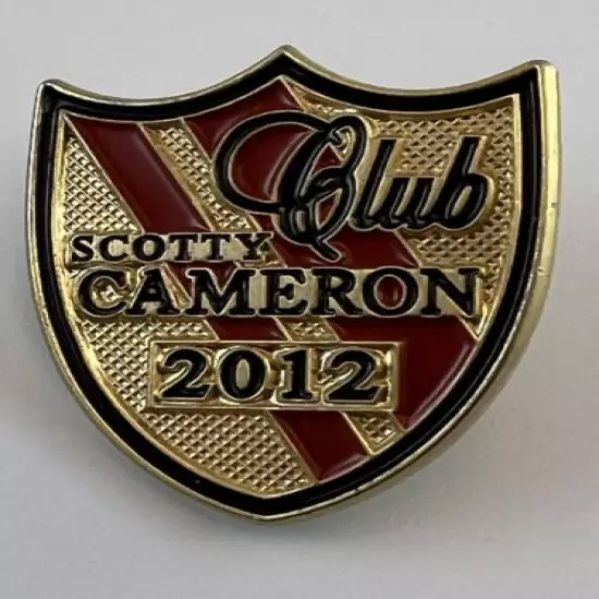 2012 Scotty Cameron Club Pin Badge Lapel Titleist Hat Bag Tag Brand New 900380