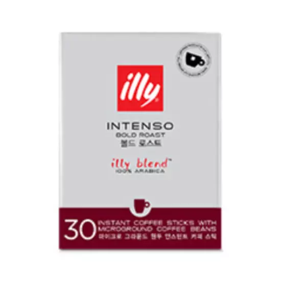 illy Instant Coffee 30 Stick Classico Classic Roast Intenso Bold Decaffeinated