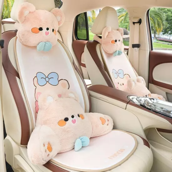 Cartoon Cute Car Neck Pillow Headrest Neck Rest SupportCushion Pillows M8S6