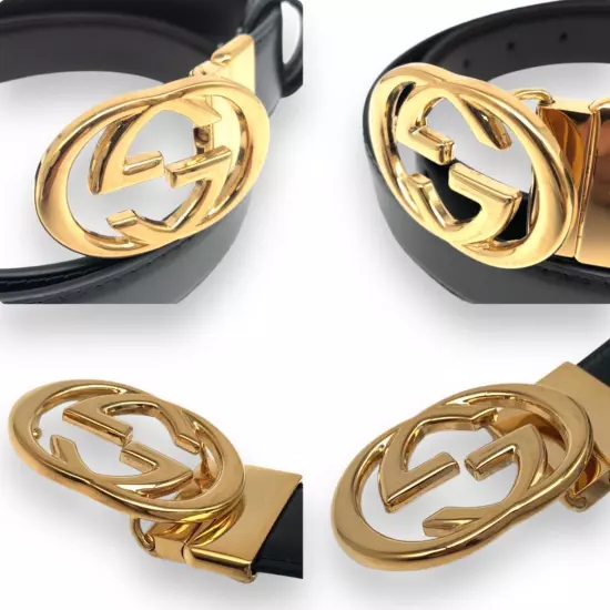 Gucci Reversible Interlocking G Belt Gold