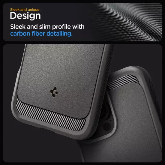 Spigen Rugged Armor MagFit Phone Case for iPhone 16 Pro Max/ 16 Pro/ 16 Plus/ 16