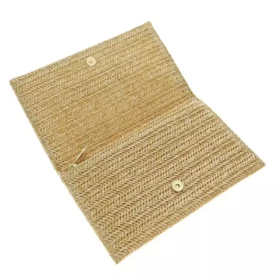 Christian Dior Clutch Pouch Bag Case rattan beige Not sold in Store Unused