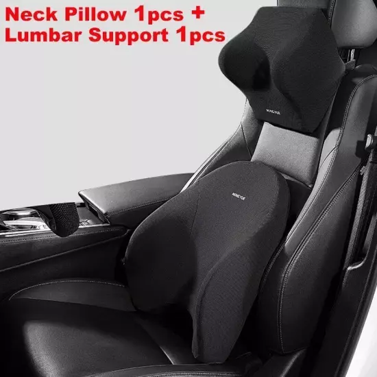 Car Lumbar Support Headrest Neck Pillow Support Universal Neck Pillows Cushion