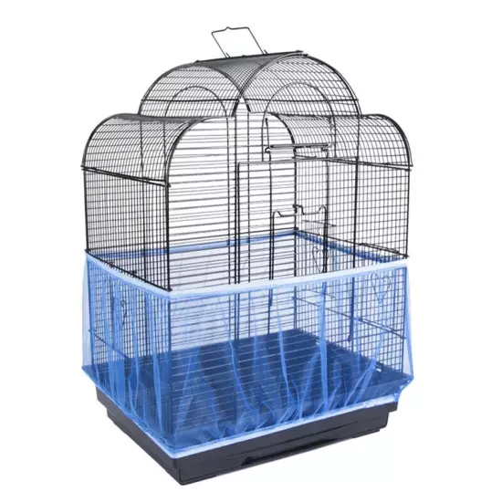 3pcs Receiver Seed Protector Mesh Bird Parrot Soft Easy Clean Bird Cage Cover