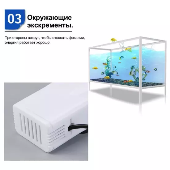 Waterfall Aquarium Filter Pump Turtle Fish Tank Low Water Level Filter Oxygen A9