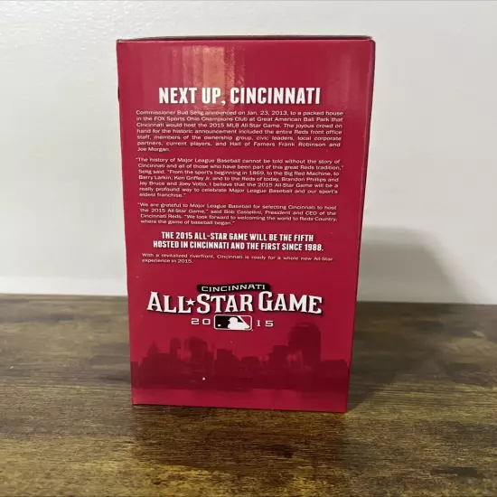 2015 Mr Redlegs Commemorative All-Star Limited Bobblehead Cincinnati Reds NIB