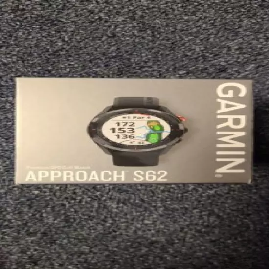 Brand new Garmin Approach S62 Premium GPS Golf Watch, Sealed in box