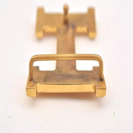 Authentic HERMES Vintage Buckle for Constance Leather Belt Gold 2842L