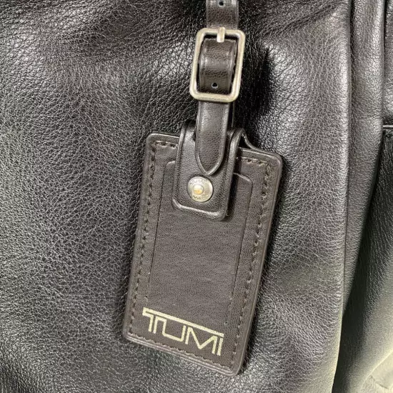 Tumi Clayton Leather Backpack Business