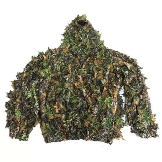 3D Leaves Camouflage Hunting Clothing Ghillie Suit Spring Autumn Bird Watching