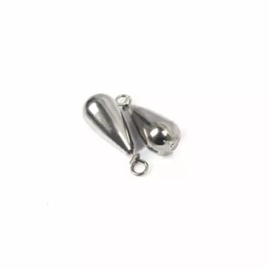 5pcs Tungsten Sinkers Clip Drop Shot Lure Tear Drop Weights Freshwater Fishing 