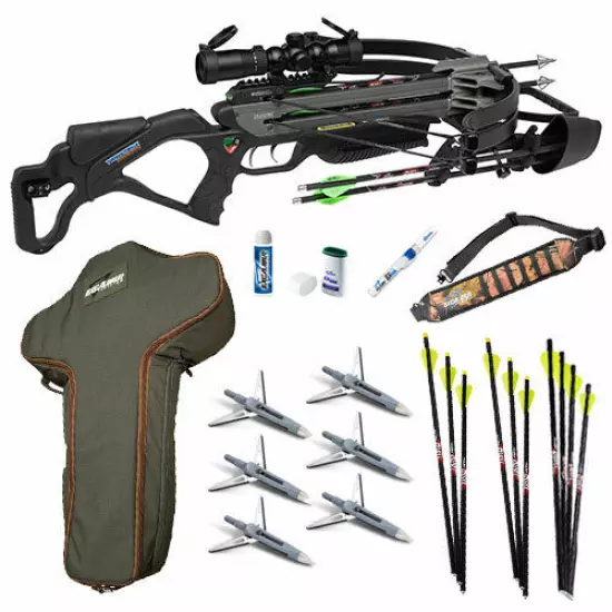 Excalibur Twinstrike Tac 2 Crossbow Ultimate Package - Black