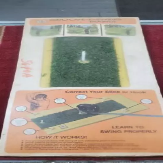 Vintage Brandell 1972 19th Hole Groove-E-swing trainer #1995 (FC12-T-G534)