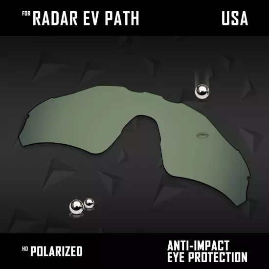 Anti Scratch Polarized Replacement Lenses for-Oakley Radar EV Path OO9208 Opt