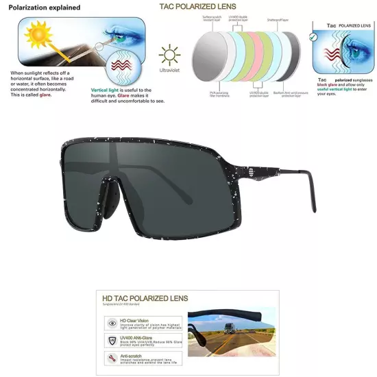 Sport Men Cycling Baseball Golf Running Ski Sunglasses Color Mirror Lens Glasses