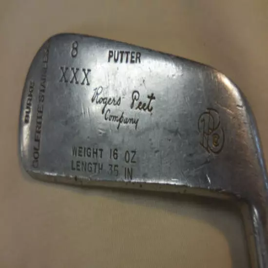 Antique Hickory Shaft PUTTER by ROGERS PEET Company