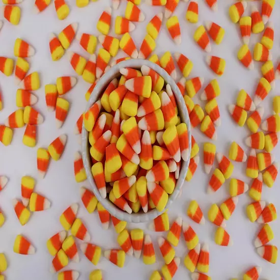 Candy Corn Mix with Real Honey, Fall Harvest - 1 Pound by Queen City Candy