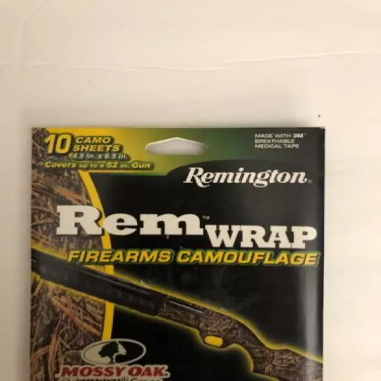 NEW REMINGTON REM WRAP FIREARM CAMOUGLAGE TAPE - MOSSY OAK SHADOW GRASS 52" size