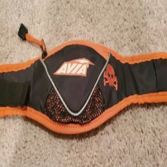 Avia Orange & Black Fanny Pack w/ Skull