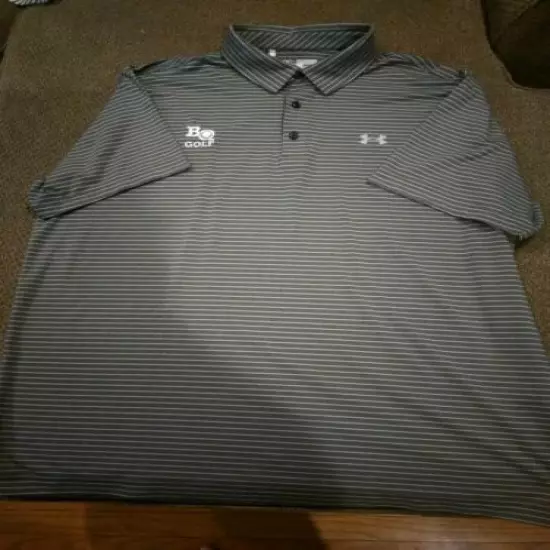 Under Armour Golf Shirt Men's XXL "BQ Golf" Worn Once EXCELLENT CONDITION