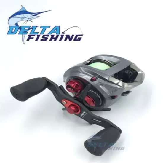 BASSZONE BAITCASTING REEL CARBON POWER HANDLE FOR DAIWA , ABU 85,90,100 mm