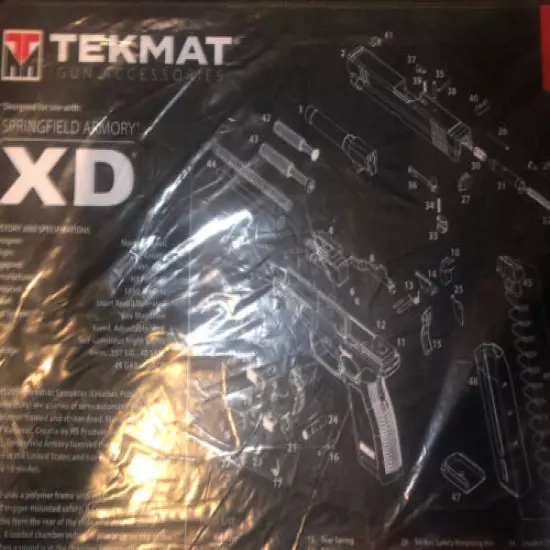 NEW TekMat Ultra 20 Premium Springfield XD Mod 2, 15” x 20” Gun Cleaning Mat