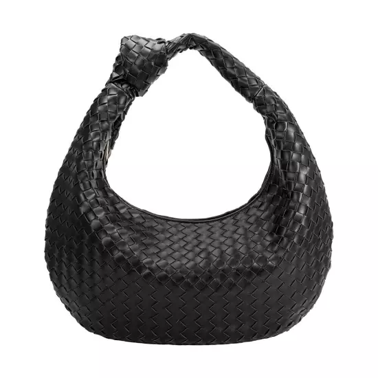 Melie Bianco Katherine Brigitte Satchel Oversized Edition Woven Knot Bag ANTHRO!