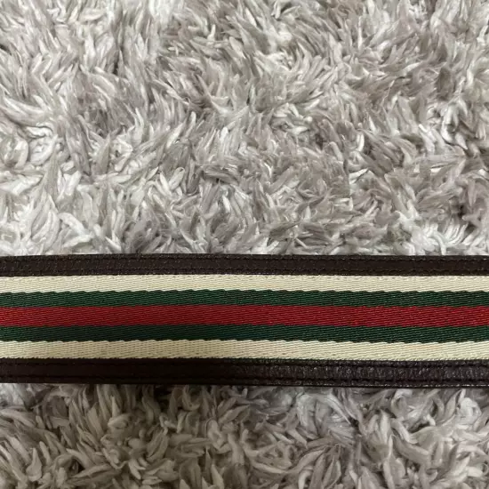 GUCCI Men s Belt Leather Sherry Line GG Interlocking