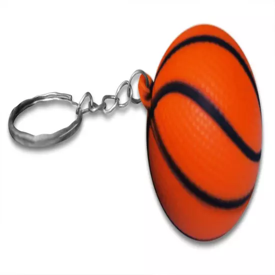 6 Pack Sports Ball Keychains for Kids Party Favors & School Carnival Prizes I...