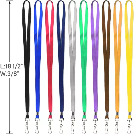 Bulk Lanyards Premium Cruise Lanyard Nylon Badge Lanyards Id Holder Perfect for