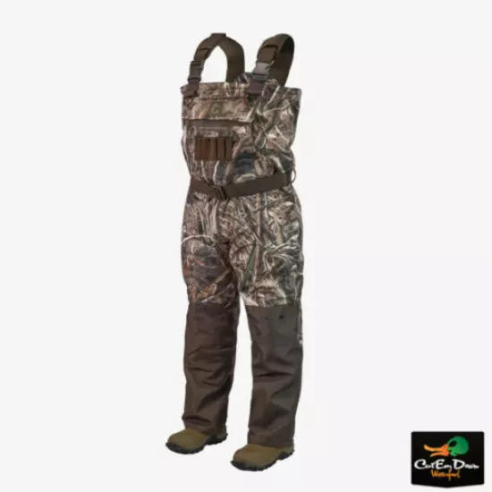 GATOR WADERS - MENS SHIELD INSULATED BREATHABLE CHEST WADERS - CAMO DUCK HUNTING