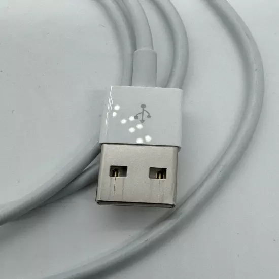 Genuine OEM Apple MXLY2AM/A Lightning to USB Cable, 1m (3.3ft) White (A1480)