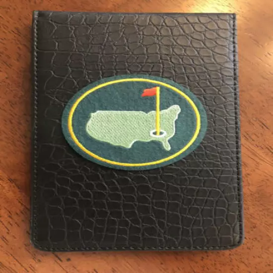 Golf Yardage Book Cover - Masters Black