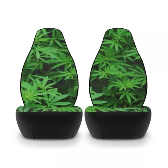 Cannabis Car Seat Covers - 420, Weed, Marijuana theme car seat covers