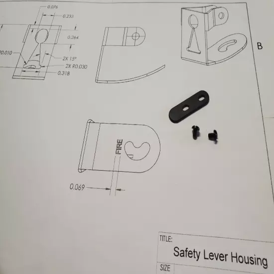  Sheridan C cam face cover & 2 screws only