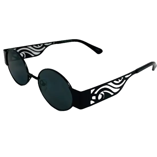 6046C | Oval Lens Sunglasses with unique arm design